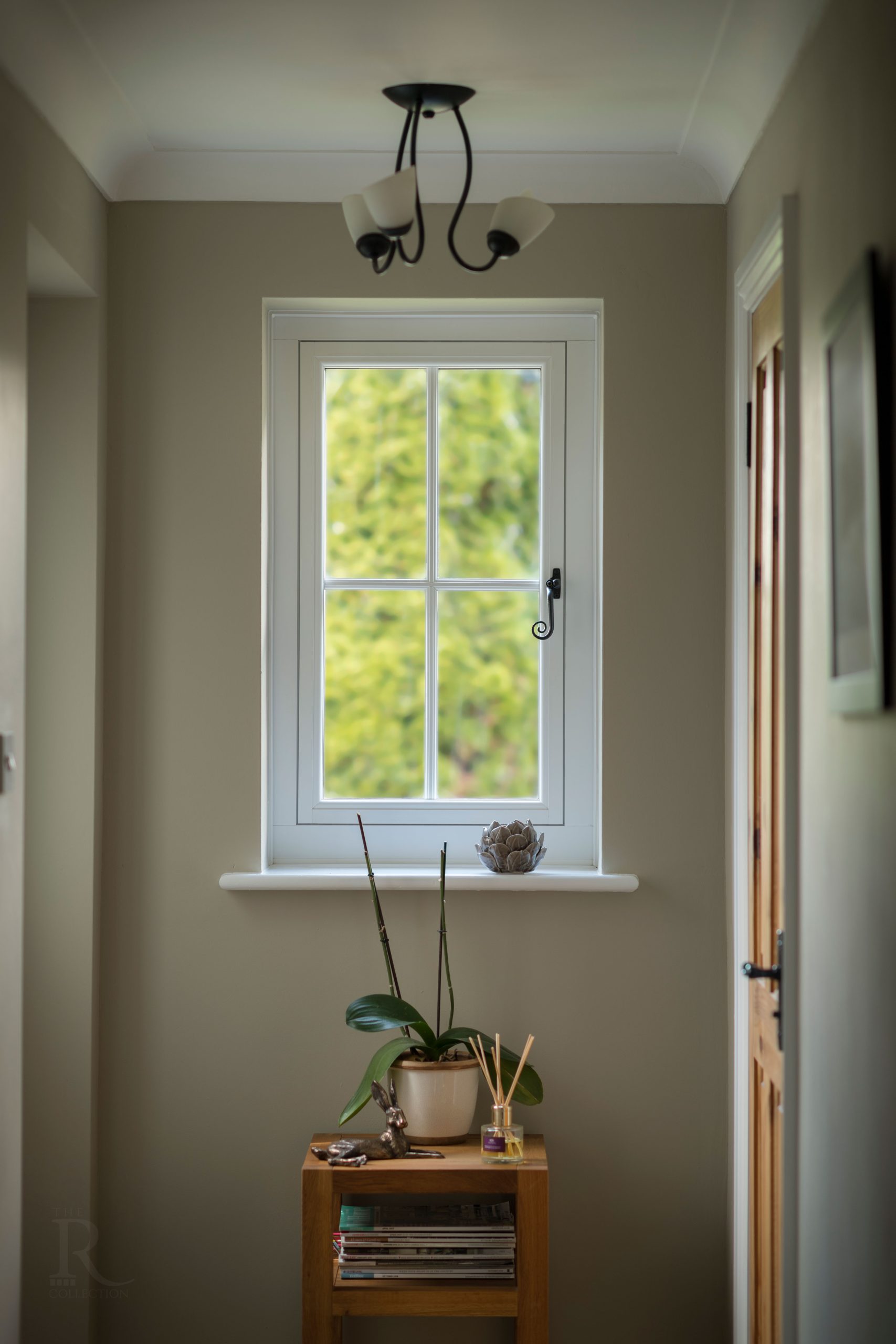 Bespoke Timber Accoya Entrance Door and Flush Casement Windows, Manufactured in our Rylstone Workshop near Skipton and Installed in Darley, Harrogate
