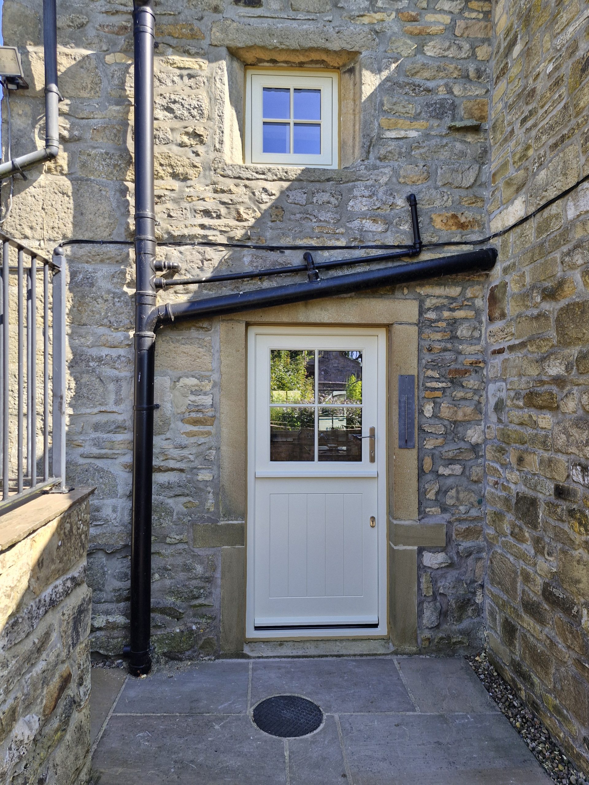 Bespoke Timber Accoya Stable Door, Manufactured in our Rylstone Workshop near Skipton and Installed in Birstwith, Harrogate