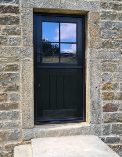 Bespoke Timber Accoya Stable Door, Manufactured in our Rylstone Workshop near Skipton and Installed in DarleyHarrogate