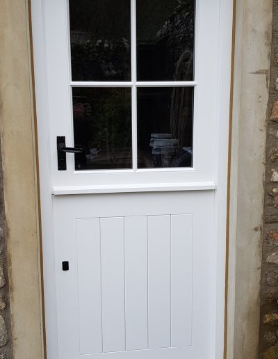 Bespoke Timber Accoya Stable Door, Manufactured in our Rylstone Workshop near Skipton and Installed in Richmond, leyburn