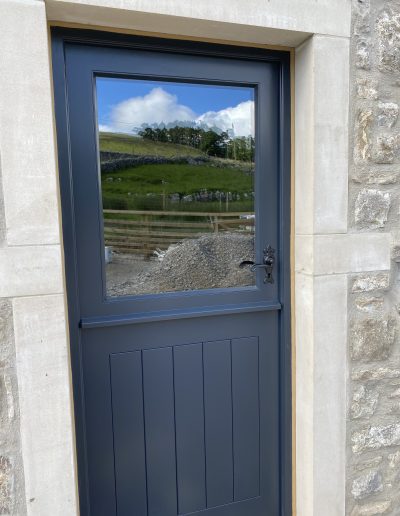Bespoke Timber Accoya Stable Door, Manufactured in our Rylstone Workshop near Skipton and Installed in wensleydale