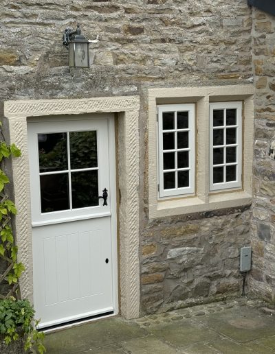 Bespoke Timber Accoya Stable Door, Manufactured in our Rylstone Workshop near Skipton and Installed near Hebden Bridge