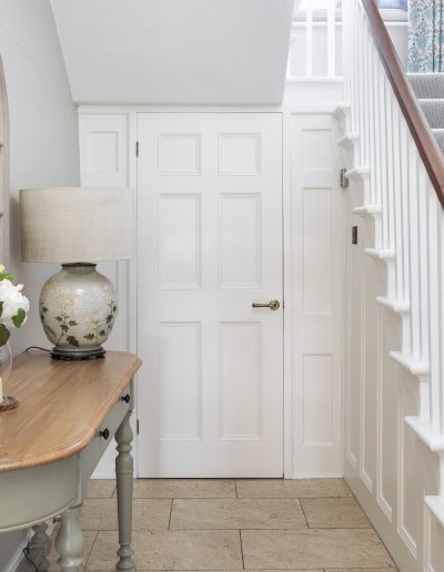 Bespoke Timber Oak Feature Internal Doors, Manufactured in our Rylstone Workshop near Skipton and Installed in Knaresborough, Near Weatherby Yorkshire