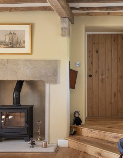 Bespoke Timber Oak Internal Doors, Manufactured in our Rylstone Workshop near Skipton and Installed in Cracoe, Craven Yorkshire Dales