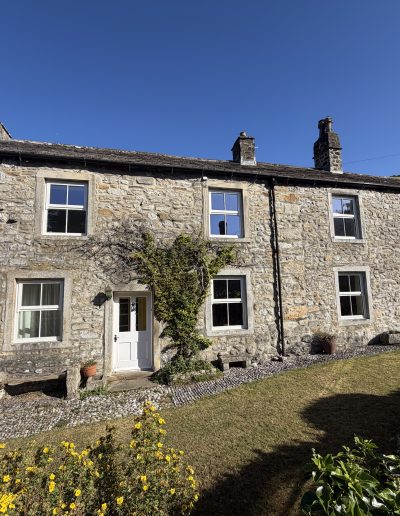 Bespoke Timber Wooden Accoya Replacement Mock Sash Windows Manufactured in our Rylstone Workshop near Skipton. Installed in Linton near Grassington, Craven