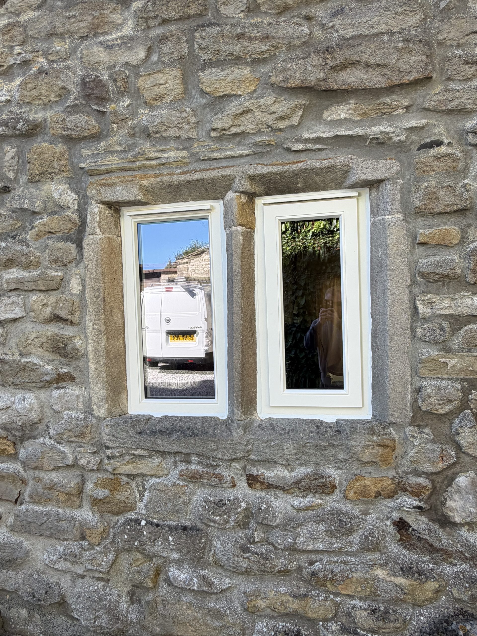 Bespoke Timber Wooden Accoya Stormproof Bespoke Casement & Sliding Sash Windows . Manufactured in our Rylstone Workshop, near Skipton & Ilkley. Installed in Ripon near Harrogate