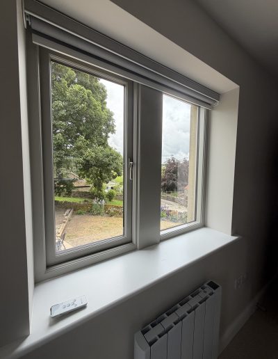 Bespoke Wooden Accoya Timber Flush Casement Windows. Handmade in our Rylstone Workshop, near Skipton, installed near Masham