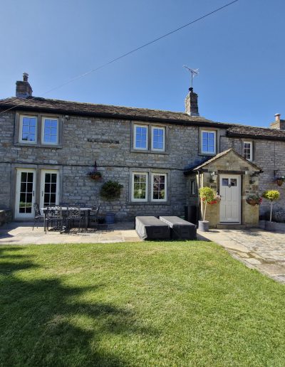 Bespoke Wooden Accoya Timber Flush Sash Windows. Handmade in our Rylstone Workshop, near Skipton installed in Yorkshire Dales