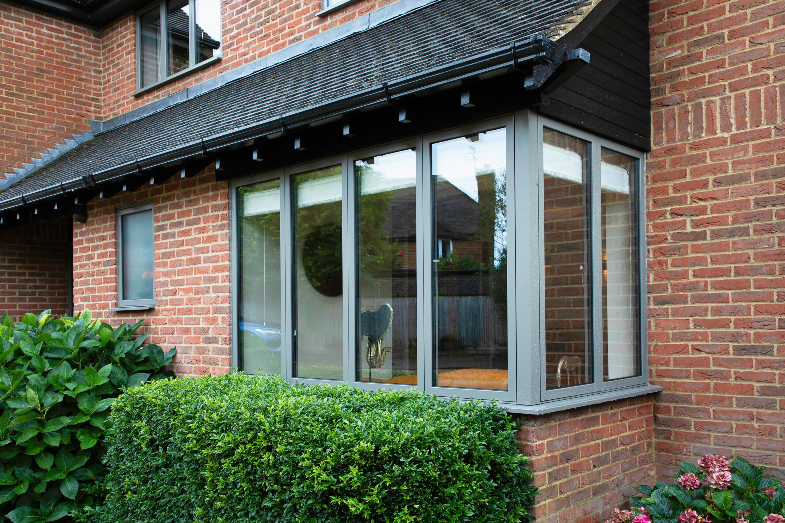 Bespoke Wooden Accoya Timber Flush Casement Windows. Handmade in our Rylstone Workshop, near Skipton, installed near Masham