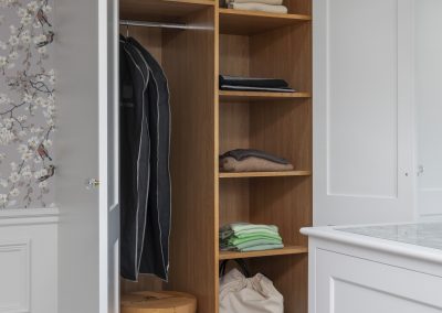Luxury Bespoke Handcrafted Wardrobe made in yorkshire dales workshop, near Skipton, fitted in Ripon, near Harrogate