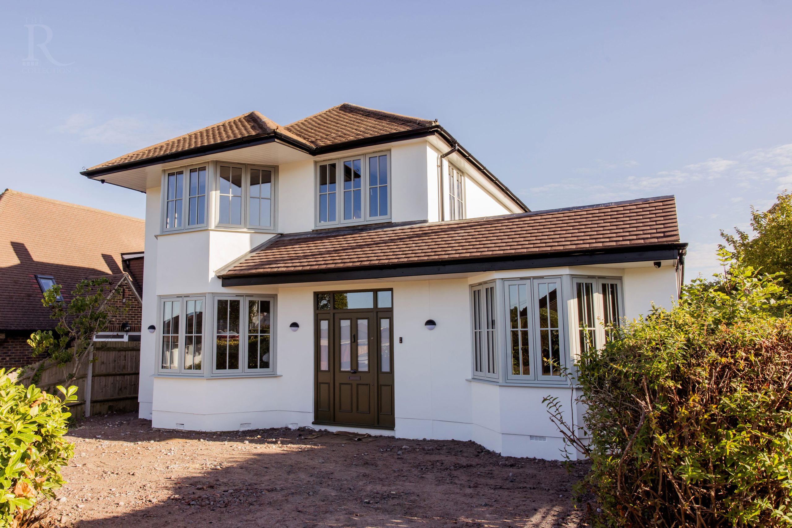 Bespoke Wooden Accoya Timber Flush Casement Windows featuring Georgian Bars. Handmade in our Rylstone Workshop, near Skipton installed near Clitheroe, Ribble Valley