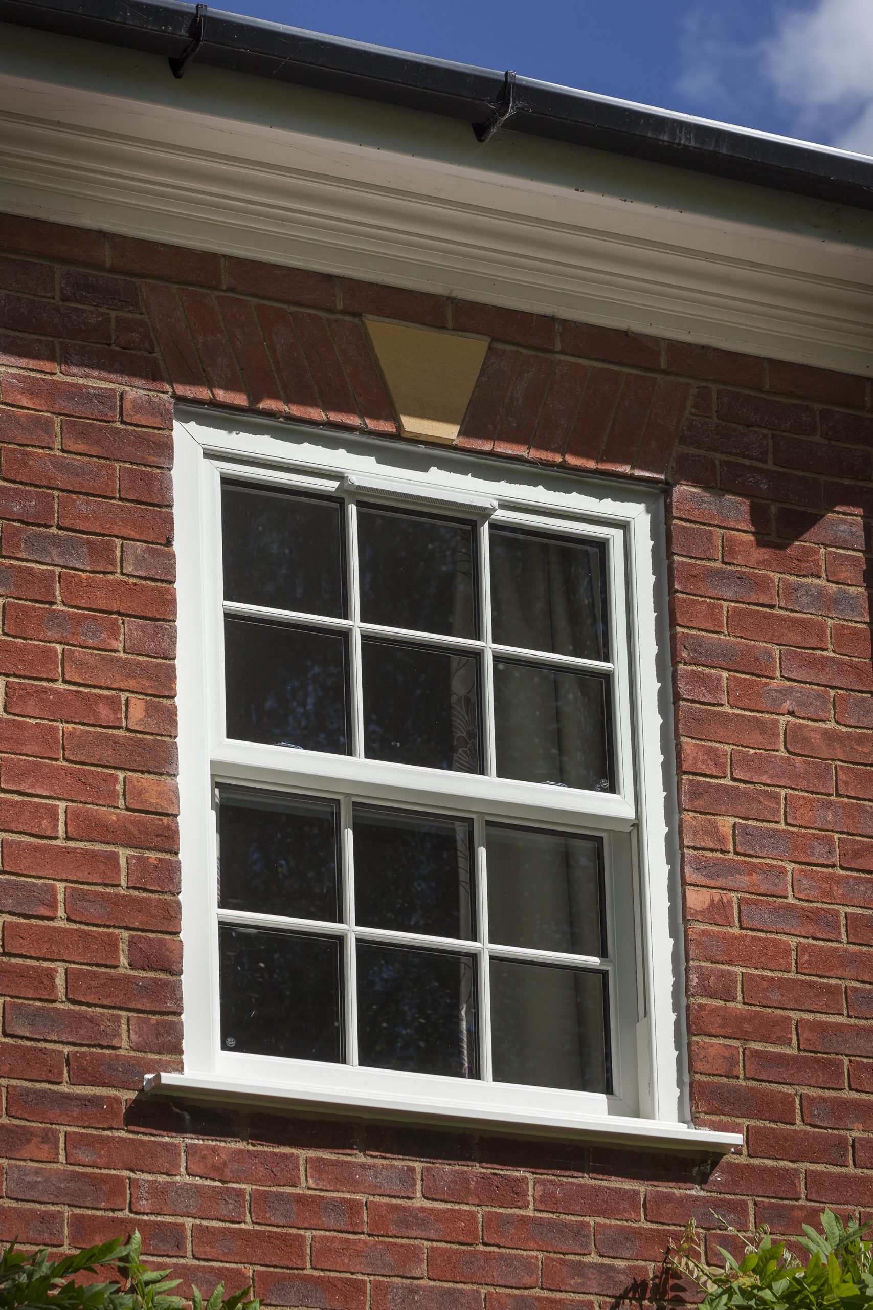 Bespoke Traditional Heritage Accoya Sliding Sash Window Featuring Georgian bars. Manufacturued in our yorkshire dales workshop. Installed Burnsall, Skipton, Craven, Yorkshire Dales