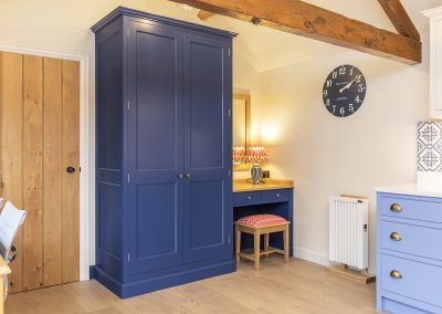 Stunning Bespoke Timber Wardrobe. Handcrafted in our Rylstone Workshop near Skipton, Ilkley, Harrogate, York, Ripon, Clitheroe, Settle. Installed in Litton Near Grassington, Yorkshire Dales,