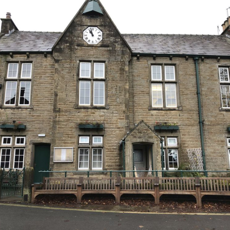 Bespoke Timber Wooden Accoya Replacement Stormproof Windows. Manufactured in our Rylstone Workshop near Ilkley, Skipton, Settle, Ripon. Installed at Grassington Town Hall at the heart of Craven and Wharfedale.